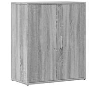 Kaorsrow Aparador Sonoma gris 60 x 31 x 70 cm Cómoda de madera | Armario auxiliar compacto para sala de estar y dormitorio con estante estable y mucho espacio para archivos y libros.