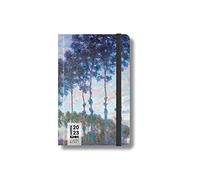 KAOS Agenda semanal 2023-12 meses con planificador - Pocket 9 x 14 cm - Fácil de transportar - Tapa dura, elástica plana, marcador, esquinas redondeadas - Monet - Álamo P000565