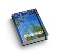 KAOS Classic - Monet, nenúfares - Agenda con fechas, 10 meses, septiembre 2022 - Jun 2023, tapa Soft Touch, cierre elástico plano - Dimensiones 11 x 16,5 cm, 320 páginas