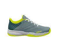 Kaos Stroke 2.0 Zapatillas de Tenis, Hombre, Talla 46, Gris Azulado/Verde Azulado/Amarillo (Stormy Sea/Deep Teal/Safety Yellow)