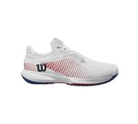 Kaos Swift 1.5 Zapatillas de Tenis, Mujer, Talla 36, Blanco/Azul/Rojo (White/Deja VU Blue/Wilson Red)