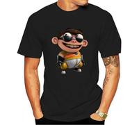 Kaos Wanita Baru JXK Fanboy and Chum Chum Black S
