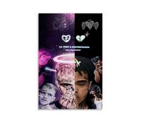 KAOTRPZH Lil Peep And XXXTentacion Póster Arte de Pared Impresión Imagen Moderna Decoración de Habitación Familiar 30 x 45 cm