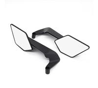 KAOUQWR 2 Piezas Espejo Retrovisor para Motocicleta para Ya-maha YZF R 125 2008-2021,360 ° Ajustable de Rotación Moto Fija Viento ala Espejo,A