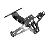 KAOUQWR Soporte para Matrícula de Motocicleta para Ya-maha YZF R 125 2008-2021,Portamatrículas para Motocicleta,Marco Ajustable para Matrícula de Aleación de Aluminio,no LED-A