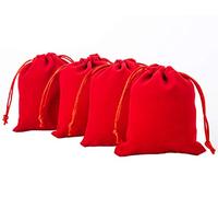 KAOYOO 25 bolsas de regalo de arpillera con cordón de 10 x 12 cm, para bodas, cumpleaños, Navidad, embalaje de joyas