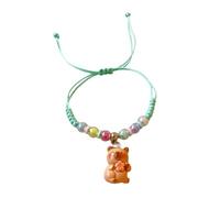 Kapibara única resina tejida a mano cuerda de moda joyería de muñeca con estilo propio y bonito accesorio de animales para regalo, フリーサイズ