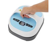 KAPIPALA Prensa de calor portátil, 21 x 24 cm, con pantalla digital, prensa de planchado de 540 W para impresión de camisetas, prensa de transferencia compatible con Cricut y plotter (azul)