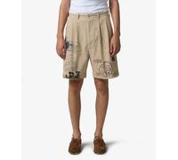 KAPITAL 14W Corduroy Ivy Shorts Beige