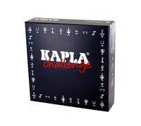 Kapla 8027 - Madera Desafío de diapositiva, 16 piezas con 12 tarjetas de juego , color/modelo surtido
