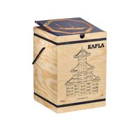 KAPLA Caja de 280 - 280 láminas de Madera de Pino y 1 Libro de Arte Azul