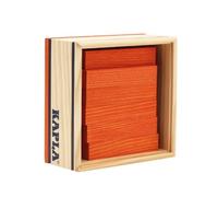 KAPLA - Cuadrados 40 tablillas - Naranja - Juego de construcción de Madera, a Partir de 2 años
