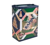 KAPLA Spring Barrel 200 tablones de Colores (Verde, Rosa y Blanco), Juguete de Madera, Juego de Construcción, a Partir de 2 Años...