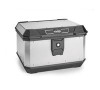 KAPPA 2026/01 MALETA CENTRAL MONOLOCK 40 L KMX400A K'METROBOX DE ALUMINIO PLATEA