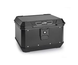 KAPPA 2026/01 MONOLOCK 40 L MALETA CENTRAL KMX400B K'METROBOX DE ALUMINIO NEGRO