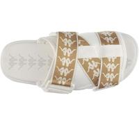 Kappa 222 Banda 1 Slides, blanco-dorado, 9.5 Women/8 Men