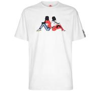Kappa 222 Banda Pop, Camiseta, Blanco, 2XL, Hombre