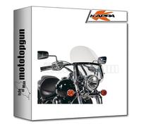 kappa 23a parabrisas bajo clear compatible con honda vt shadow spirit 750 2007 2008 2009 2010 mototopgun