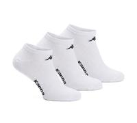 Kappa 6 pares de calcetines fantasmas de algodón unisex, Color blanco., 39-41