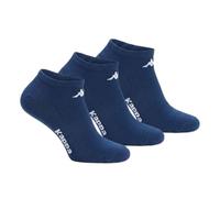 Kappa 6 pares de calcetines fantasmas de algodón unisex, turquesa, 39-41