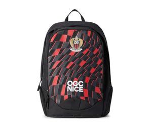 Kappa ABECK 3 OGC Nice, Mochila Unisex Adulto, Black/Red, Normal