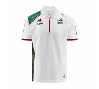 Kappa ACREM Mexico Alpine F1 Polo | Diseño Estilo Deportivo | Disponible en Varias Tallas/Colores | Blanc S