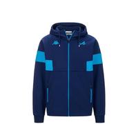 Kappa Adorfeo BWT Alpine F1 Team 2024 - Chaqueta con capucha para hombre, azul, S