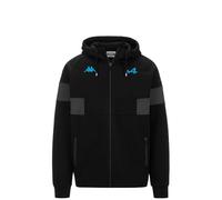 Kappa Adorfeo BWT Alpine F1 Team 2024 - Chaqueta con capucha para niño, Negro, 6 años