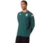 Kappa Aldren Pro 8 AS Monaco 24/25 - Sudadera para Hombre, Verde Oscuro, Verde Oscuro, XXL