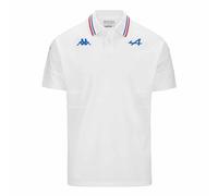 Kappa ANDOWI Alpine F1 Polo | White Size M