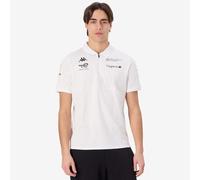 Kappa Andrew Peugeot Sport Polo | Diseño Estilo Deportivo | Disponible en Varias Tallas/Colores | Blanc XL