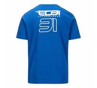 Kappa ARDLO OCON Alpine F1 tee | Diseño Estilo Deportivo | Disponible en Varias Tallas/Colores | Bleu L