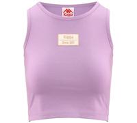 Kappa Authentic Stew Organic Camiseta, Mujer, Violeta/Blanco, M