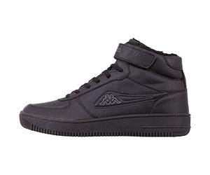 Kappa Bash Mid Fur, Zapatillas Unisex Adulto, 1111 Black, 45 EU