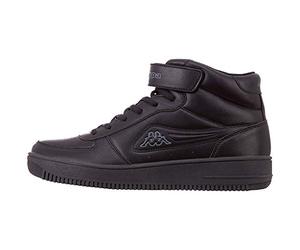 Kappa Bash Mid Unisex, Zapatillas Altas Adulto, Negro (Negro (Black/Grey 1116), 37 EU