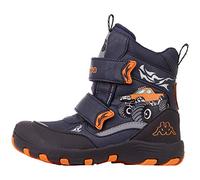 Kappa Big Wheel Tex Kids, Botas Clasicas Niños, Navy/Orange 6744, 27 EU