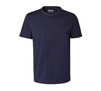 Kappa Cafers Slim tee Camiseta técnica cómoda y con Estilo Hombre, Blue Marine/Blue Intense, L