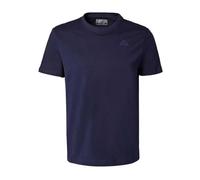 Kappa Cafers Slim tee Camiseta técnica cómoda y con Estilo Hombre, Blue Marine/Blue Intense, S