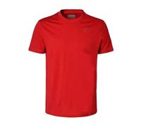 Kappa Cafers Slim tee Camiseta técnica cómoda y con Estilo Hombre, Red Chily Pepper/Red Deep, L