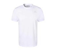 Kappa Cafers Slim tee Camiseta técnica cómoda y con Estilo Hombre, White/Grey Lt, 4XL
