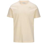 Kappa Cafers Slim tee Camiseta técnica cómoda y con Estilo Hombre, White Milk/Beige, 4XL