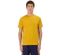Kappa Cafers Slim tee Camiseta técnica cómoda y con Estilo Hombre, Yellow Golden/Yellow Inca, 2XL