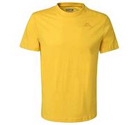 Kappa Cafers Slim tee Camiseta técnica cómoda y con Estilo Hombre, Yellow/Yellow Golden Rod, M
