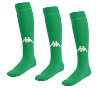 Kappa Calcetines de fútbol, Verde/Blanco, 39 Unisex Adulto