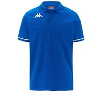 Kappa Camiseta BARLI, Polo para Hombre, Azul Zafiro/Blanco, 3XL