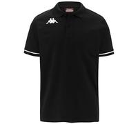 Polo kappa barli hombre negro 4XL