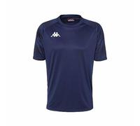 Kappa Camiseta DAVERNO, Camiseta de fútbol, Azul Marino, XL, Hombre