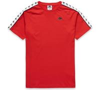 Kappa - Camiseta de Hombre, Rojo, algodón, Deportivo, 222 Banda Coen Slim, Talla: 2XL