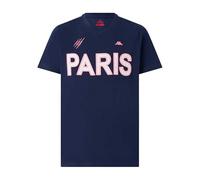 Kappa - Camiseta de rugby AUDE estadio francés marino, azul, XXL