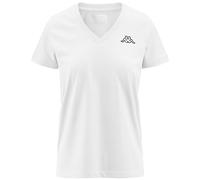Kappa Logo CABOU Camiseta, Mujer, Blanco, M